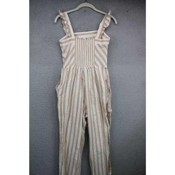 Draper James Strappy Linen Blend Jumpsuit-Size XS-Pockets - Picture 11 of 15